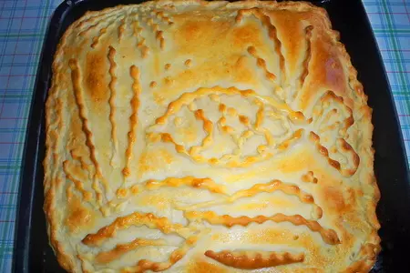 Пирог рыбный с морским языком