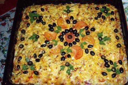 Фото к рецепту: Пицца