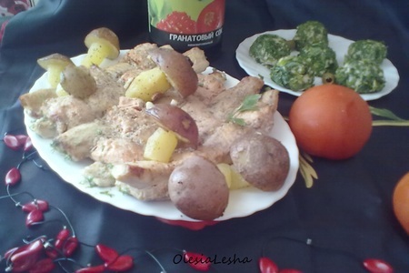 Картофельные грибы,ароматно-плетеная рыбка...+сырные шарики с сюрпризом)))