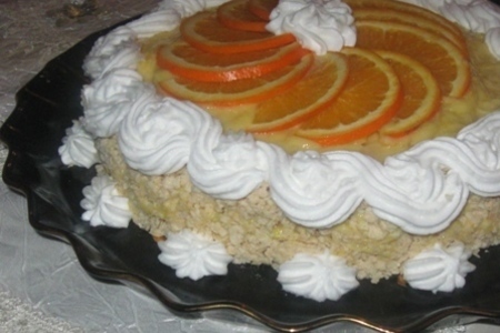 Торт "апельсиновый аромат"
