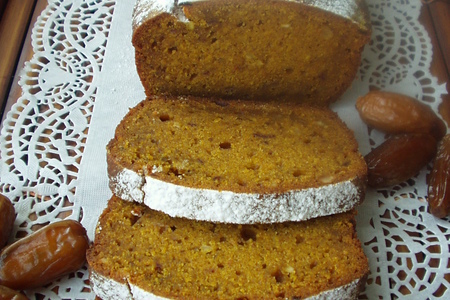 Фото к рецепту: Морковно-финиковый кекс, для тех кто постится