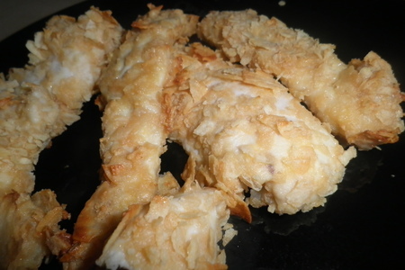 Куриное филе, запеченное в панировке из чипсов