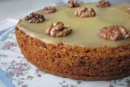 Морковный торт (постный)