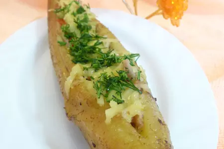 Банановые лодочки с начинкой