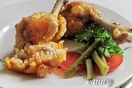 Фаршированные куриные крылья
