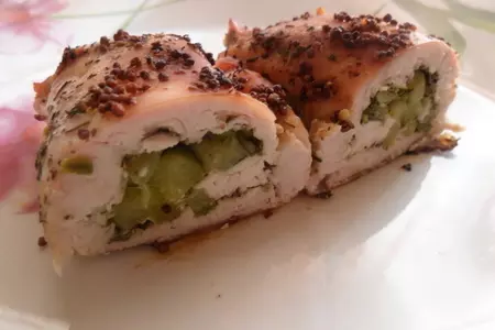 Куриный рулет с цуккини