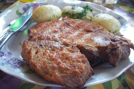 Фото к рецепту: Свинина - барбекю "глинтвейнная"