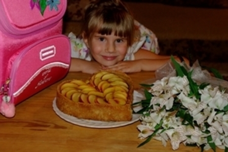 Фото к рецепту: Торт "императрица персиков"