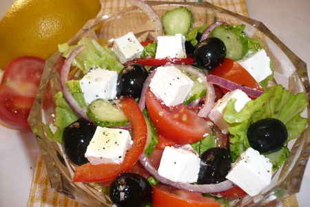 Греческий Салат Рецепт С Фото Пошагово