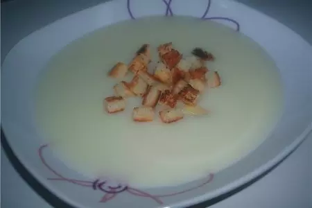 Суп-пюре из белой спаржи