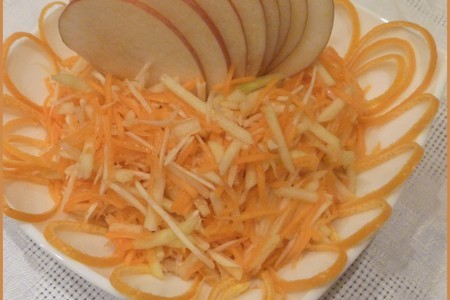 Фото к рецепту: Салат из тыквы десертно-витаминный