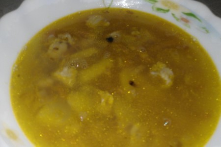 Суп из белой фасоли с лимоном