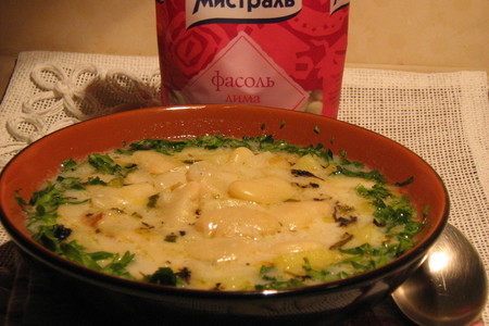 Суп из белой фасоли «лима» от мистраль