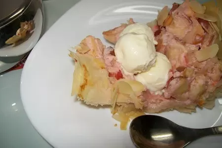 Яблочный пирог из теста фило "сбылась мечта..."