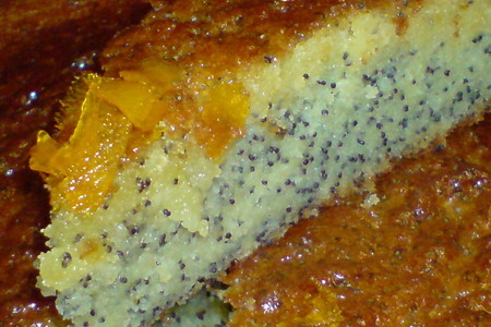 Апельсиновый пирог  с маком