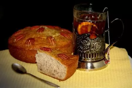Хлеб банановый с орехами пекан
