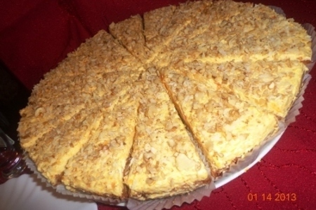 Фото к рецепту: Мандариновый торт (легкий)