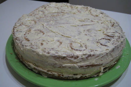 Фото к рецепту: Бисквитный торт "бейлиз"