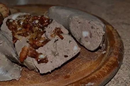 Литовская печеночная колбаса с лесными грибами фм "колбаска"