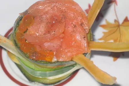 Цукини с рыбкой