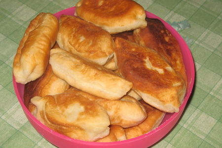 Пирожки  с картошкой жаренные на сковороде