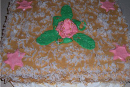 Фото к рецепту: Торт"розовая мечта"