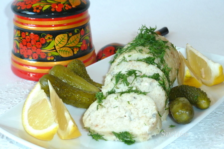 Тельное тяпанное, да с солеными огурчиками - традиционное русское рыбное блюдо