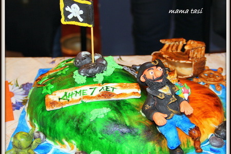 Торт «пиратский остров» с благодарностью великой тортиле инне bu_inna.