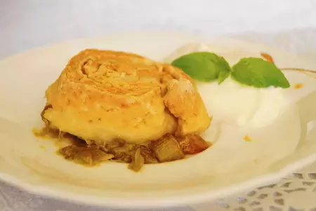 Шотландский пирог с ревенем