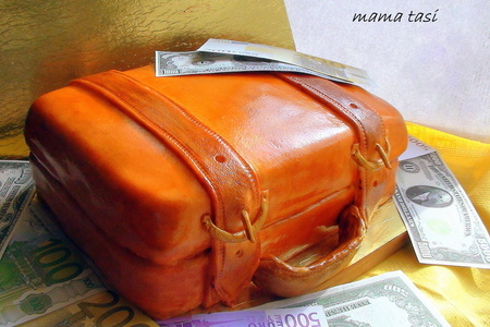 Торт «чемодан с деньгами». в подарок прекрасной аллочке a_l