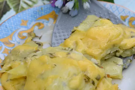 Картофельный гратен в мультиварке