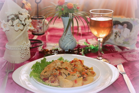 Куриное филе с овощами (фм "ужин за 150 рублей")
