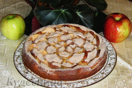 Яблочный пирог с маскарпоне (вариант)