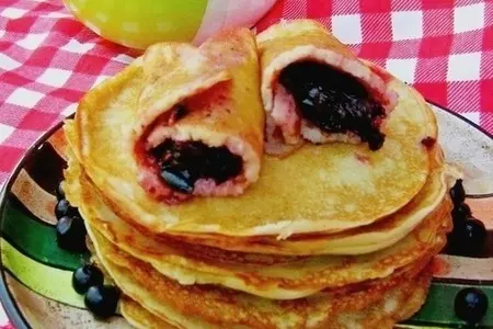 Блинчики с иргой