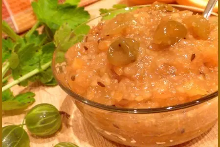 Варенье из крыжовника с апельсинами