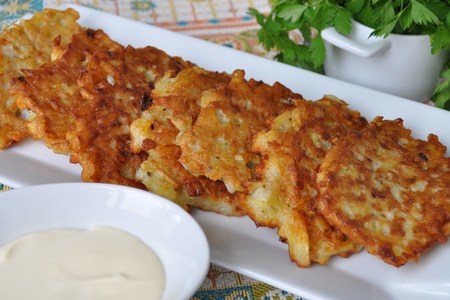 Чешские картофельные оладьи  bramborák