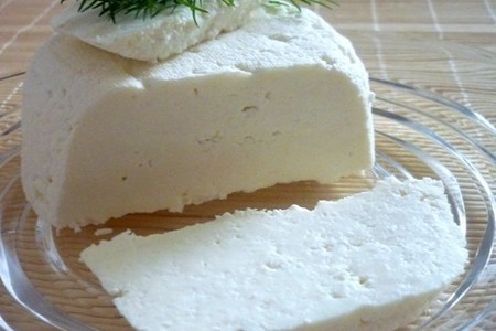 Домашний сыр из магазинного молока, без яиц