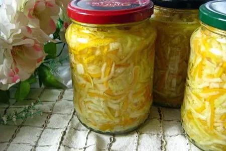 Салат из кабачков (мультиварка)