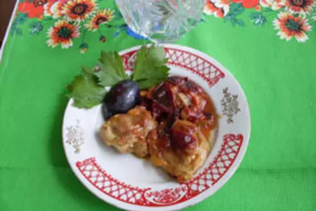 Курица со сливовым чатни