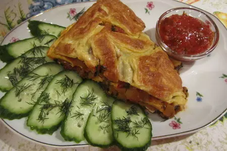 Складной омлет с начинкой