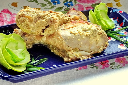 Куриные голени в ореховом соусе (мультиварка-скороварка vitek vt-4201 sr)