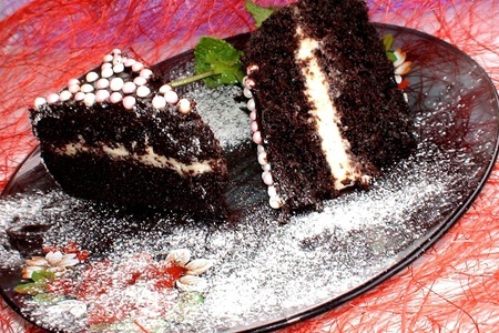 Шоколадный  шифоновый торт ( тест – драйв) 