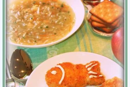 Суп с капустой, рыбные котлеты, картофельно-морковное пюре, компот (идеальный обед за 60 минут)