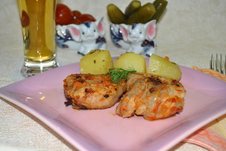 Фото к рецепту: Свиные ребрышки в остреньком соусе на конкурс "я+серж маркович="