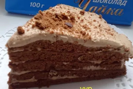 Торт нежная шоколадка