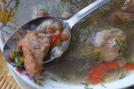 Фото к рецепту: Суп с чечевицей 