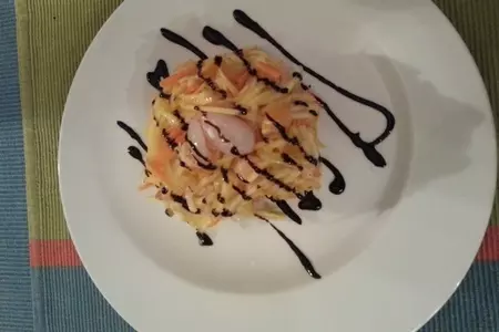 Салат с манго.