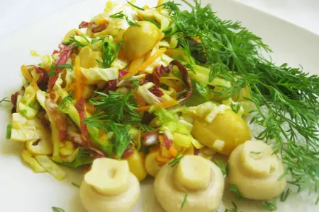 Диетический салат «нескромная скромность»