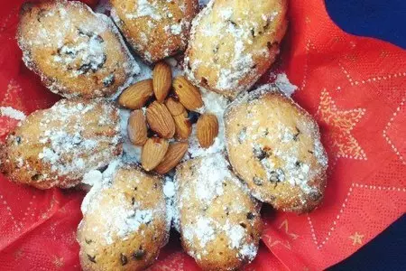 Печенье мадлен с шоколадными каплями