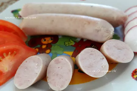Сосиски детские белые из мяса птиц